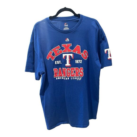 Majestic Texas Rangers Texas Rangers Heritage Tee - Picture 1 of 9